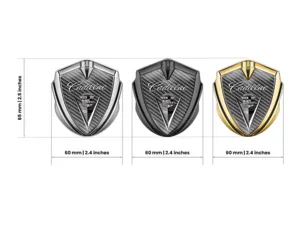 Cadillac Emblem Metall Abzeichen Max Stil Solides Metall